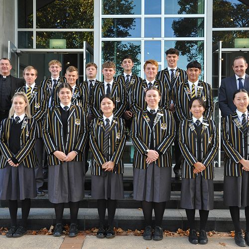 Newly appointed Year 13 prefects