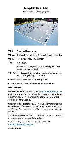 Bishopdale Tennis Club