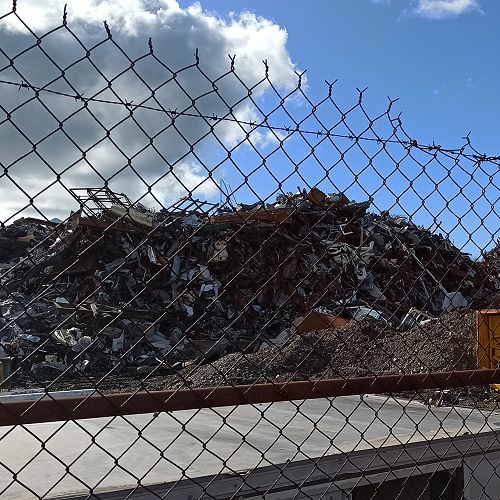 Scrap
metal yard in low-income residential Woolston where there has also been a
recent toxic fire.