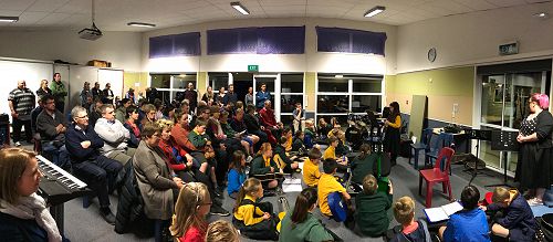 The audience enjoying the Soiree evening.