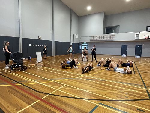 Senior 1 netball training started at 6.50am last week with core fitness. Looking forward to the season