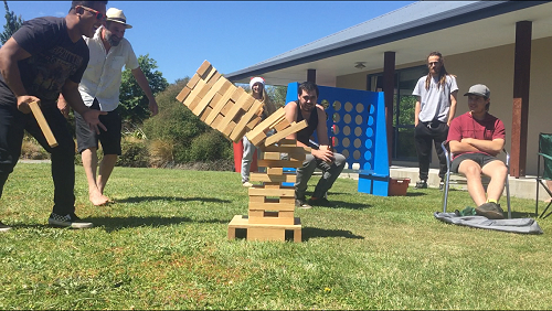 Fun under a blue sky at Ward.