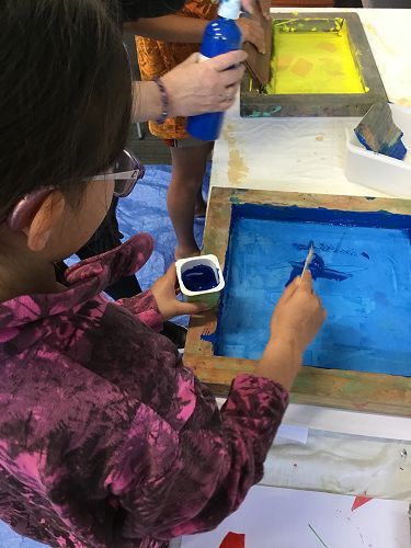 Carly-Rose, screenprinting