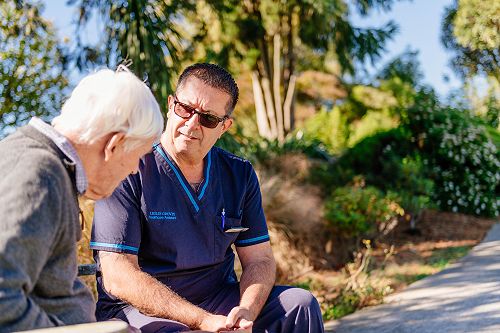 Less Burgess, Diversional Therapist, at Leslie Groves