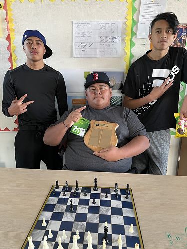 Brooklyn & Wiremu played Chess game