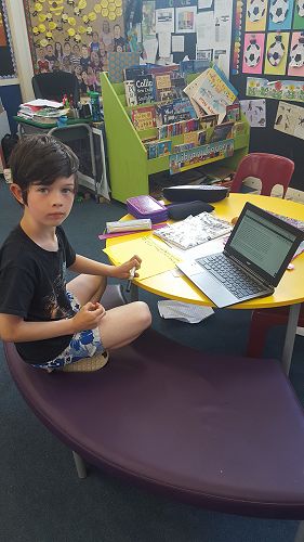 Atticus researching online about E-3 Radar Plane