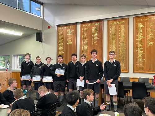 Hamilton House with awards