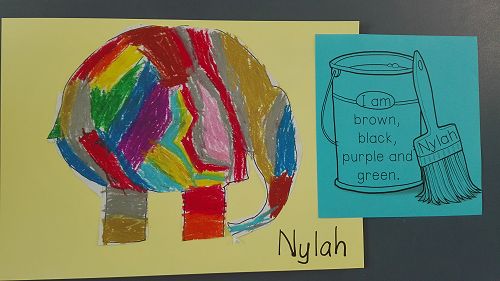 E is for Elmer the Elephant