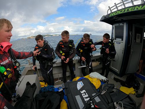 PADI open water diving course
