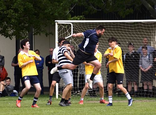 Staff v Prefects Football 2020