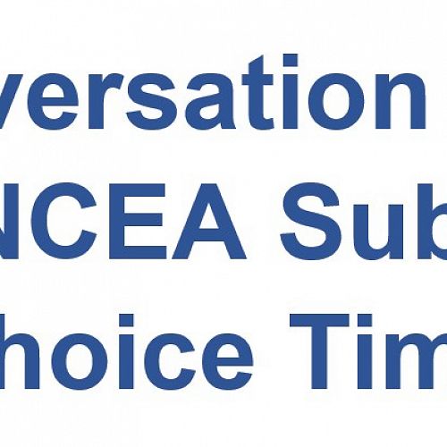 Conversation Tips for NCEA Subject Choice Time