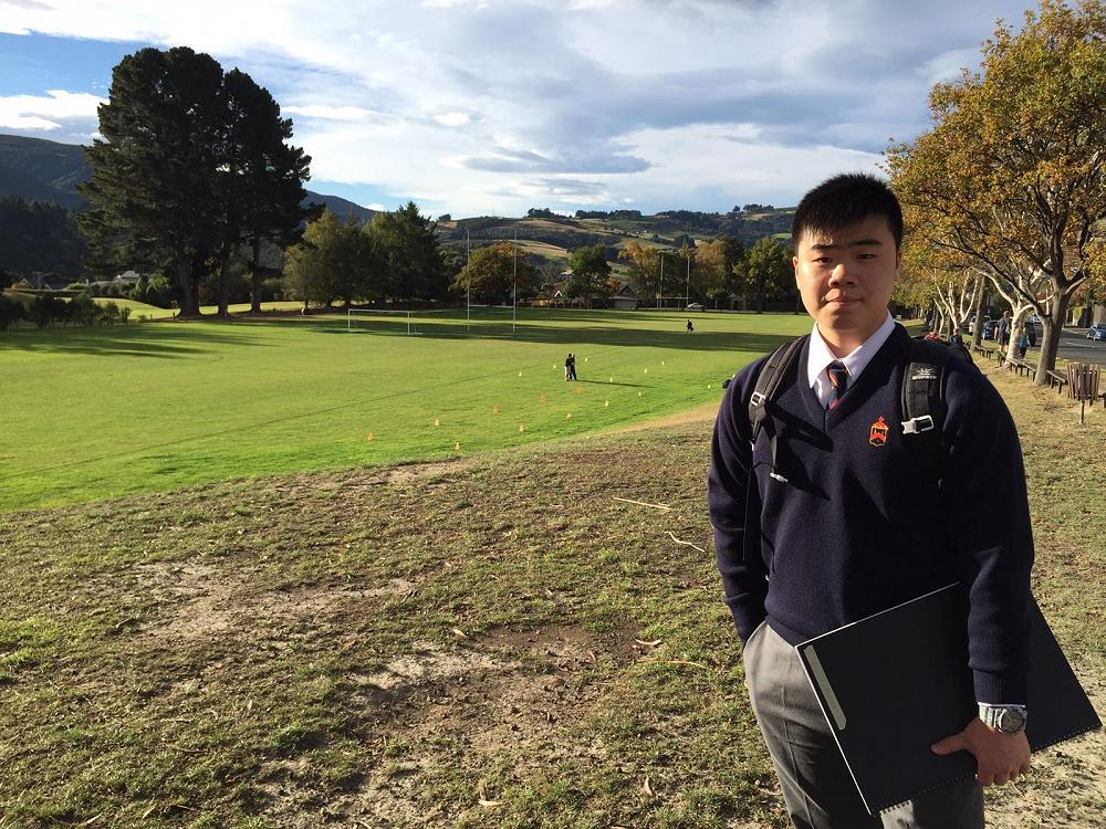 Trevor Au from Hong Kong was recommended John McGlashan College by his sister who has been studying here in term 1.