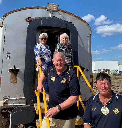 It was "All Aboard" with Gail from Gayndah and David from Mundubbera!