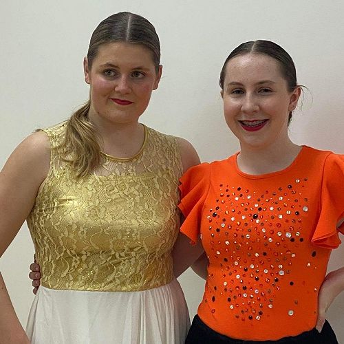 Lucy Harris and Lauren Popham