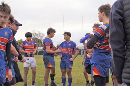 (Game in St Thomas of Canterbury College Rugby Team)