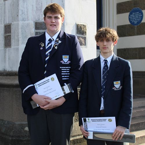 Sam Gavin and Max Napier