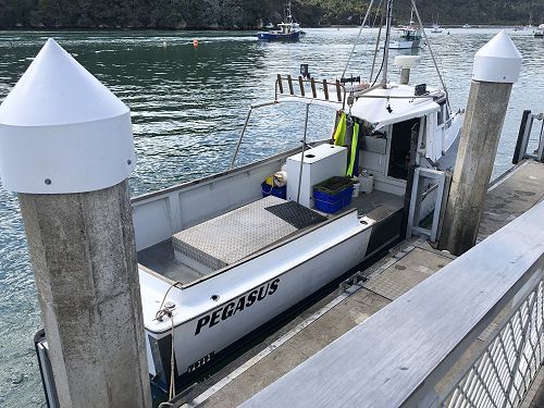 Fishers make time for a coffee at the TLC plant down the road.