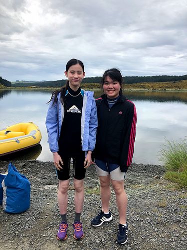 Getting ready for rafting