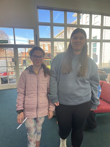 Charlotte Rishworth, Brianna Asher (Y9)