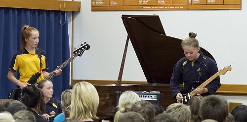 Our bands show-cased their talents