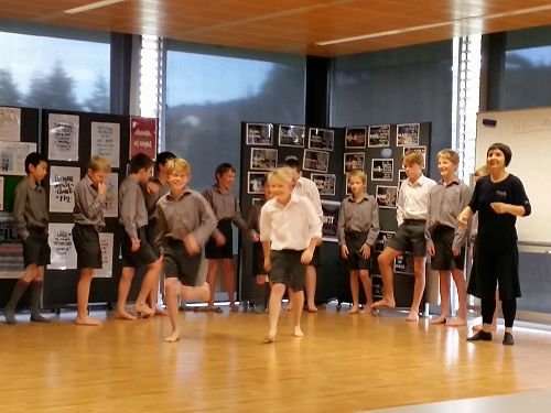 RNZB visit term #2 - with the Year 7 Drama class