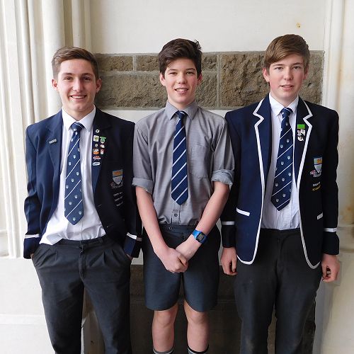 Luke Holden, Hunter Walker and Hamish Walker