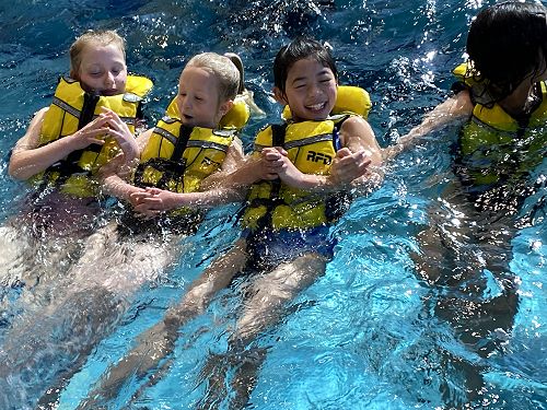 Swimming at Graham Condon