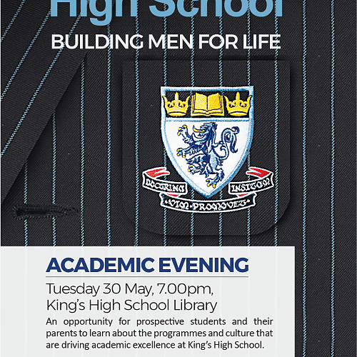 Academic Evening at King's for prospective students and parents.