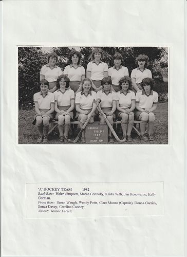 A Hockey Team 1982