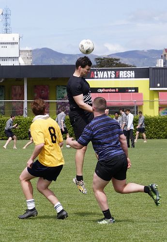 Staff v Prefects Football 2020