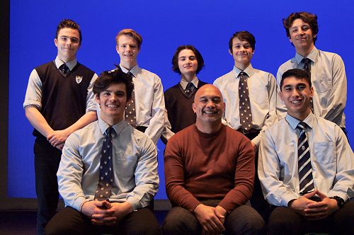 Front from left; Joe Horlock, Hone and Chanse Peita. Back row from left; Jackson Van Raalte, Kirk Morris, Nic Brosnahan, Leon Cossou and Seb Prescott.