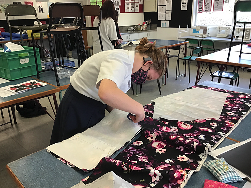 Textile Art with Lily