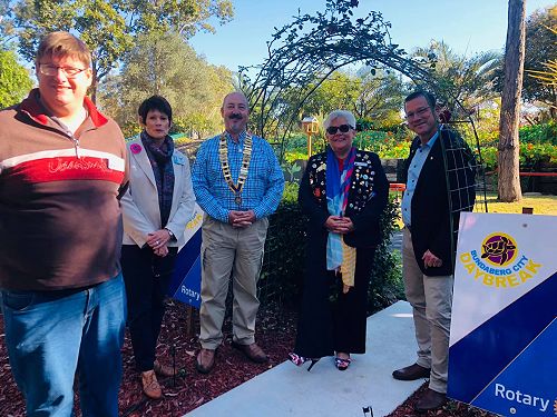 What an absolutely glorious setting for a breakfast meeting with Bundaberg Sunrise and Bundaberg City Daybreak - even if it was a tad cool.