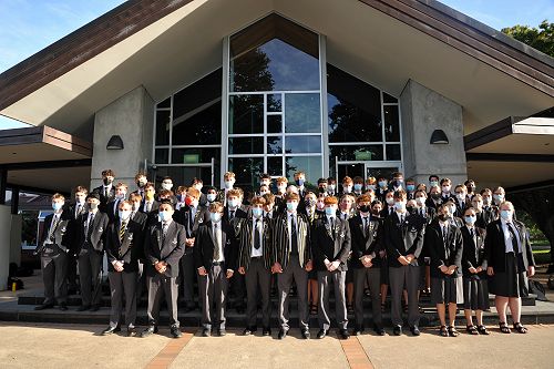 Year 13 scholar tie recipients 