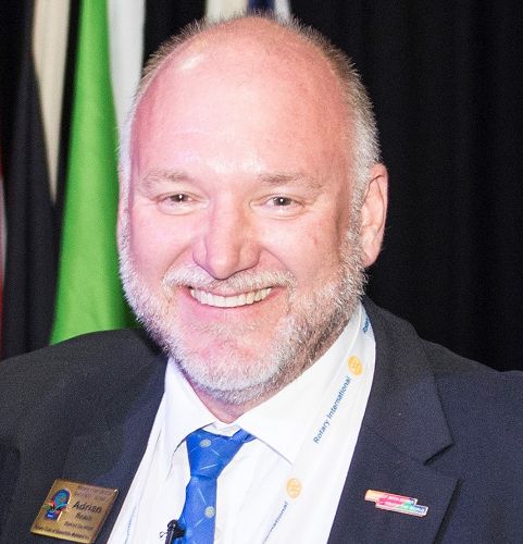 PDG Adrian Roach, Regional Rotary Coordinator