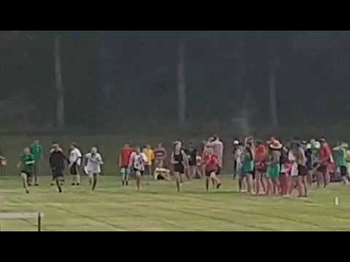 Video: Intermediate girls 100m heat