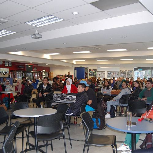World refugee day in the Hagley Café