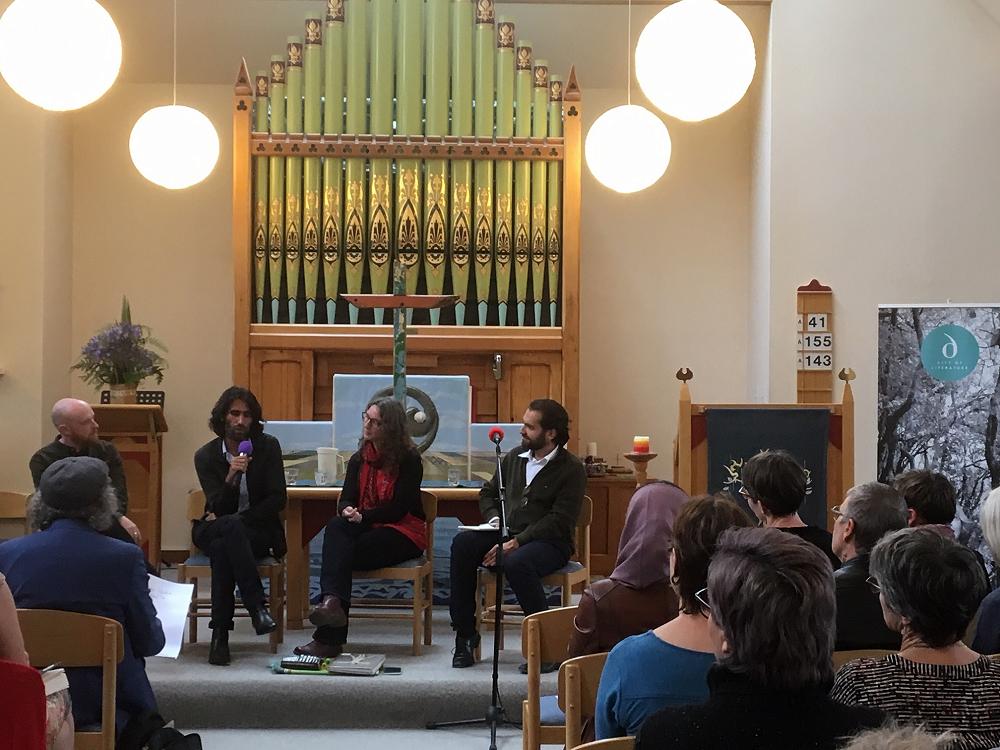 Behrouz Boochani and Professor Alison Phipps in conversation