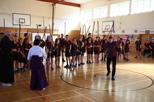 Japanese martial art Naginata