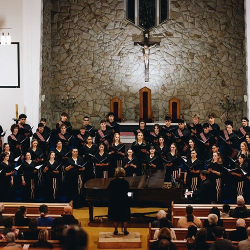 The New Zealand Secondary Students' Choir.