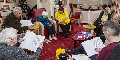A Dementia Friendly Reading Group, from the website of the Alzheimer's Society (UK)