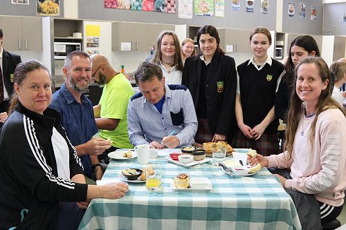 Food Technology Y11 Special Staff Morning Tea