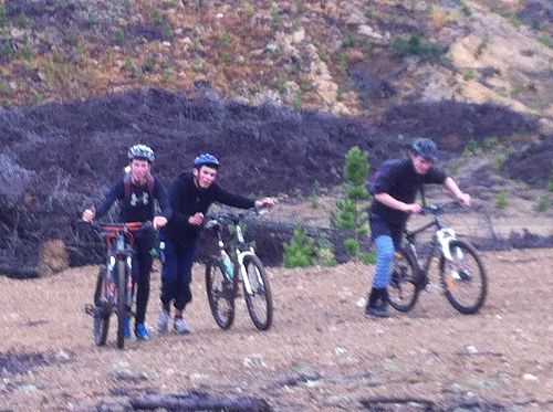 Heading up One Tree Hill - Year 11 PE Naseby 2016