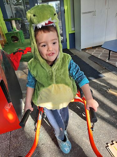 Louis Dinosaur at Kindy