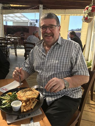 Vice President BJ about to devour West Coast whitebait
