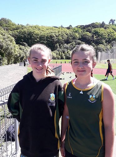 North Zone Athletics - Cassidy Bridger, Jenna Clearwater