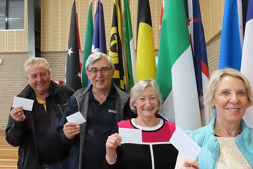 The ‘runners’ group who worked so hard for two days delivering messages