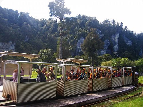 The West Coast caving group are ready to go in.