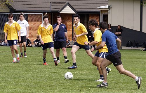 Staff v Prefects Football 2020