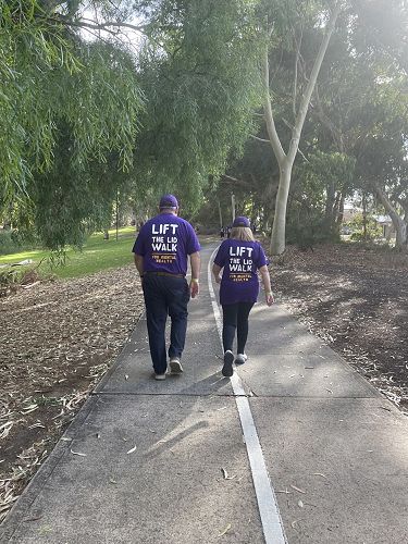 Walkers IPDG Jeff Neale and wife Jenny (Campbelltown SA members)
